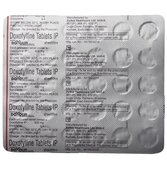 doxolin 400mg tablet 30's